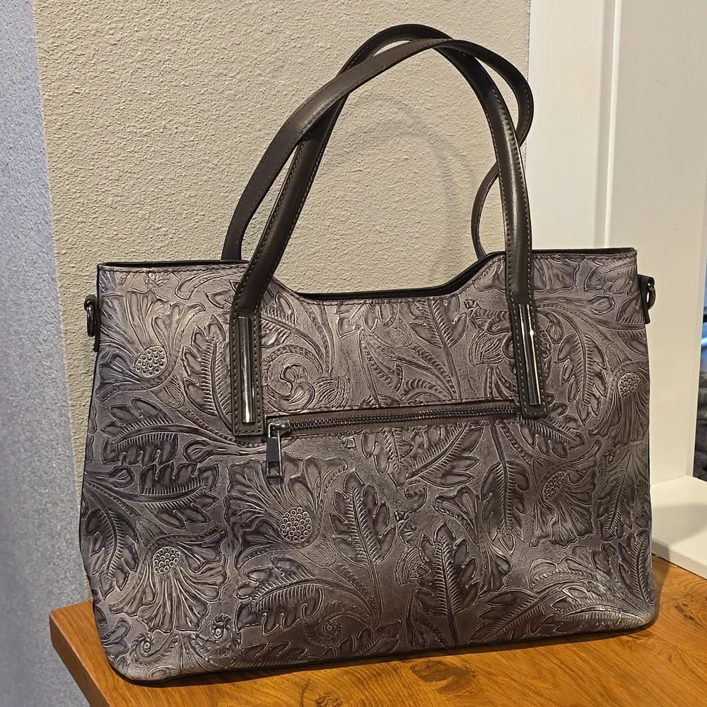 Borse in Pelle Embossed Genuine Leather bag‎